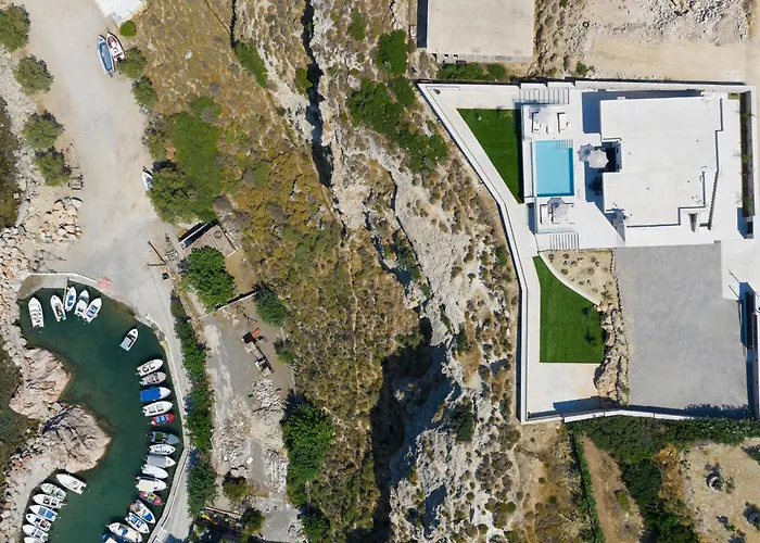 Blue Infinito Boutique Villa, Infinity Pool , Heated Jacuzzi & Panoramic Sea View * Archangelos (Rhodes)