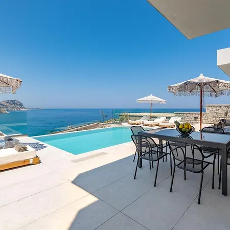 Blue Infinito Boutique Villa, Infinity Pool , Heated Jacuzzi&panoramic Sea View * Archangelos (Rhodes)