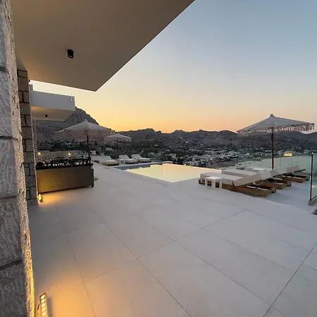 Villa Blue Infinito Boutique Villa, Infinity Pool , Heated Jacuzzi&panoramic Sea View Archangelos (Rhodes)