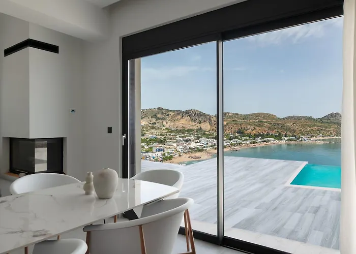 别墅 Blue Infinito Boutique Villa, Infinity Pool , Heated Jacuzzi & Panoramic Sea View